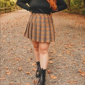 ☀️Plaid Mini Skirt